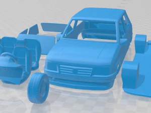 Opel Corsa 1985 Printable Car 3D प्रिंट मॉडल