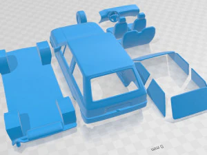 Opel Corsa 1985 Printable Car 3D Print Model