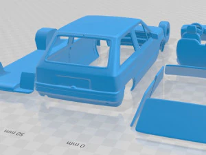 Opel Corsa 1985 Printable Car 3D Print Model