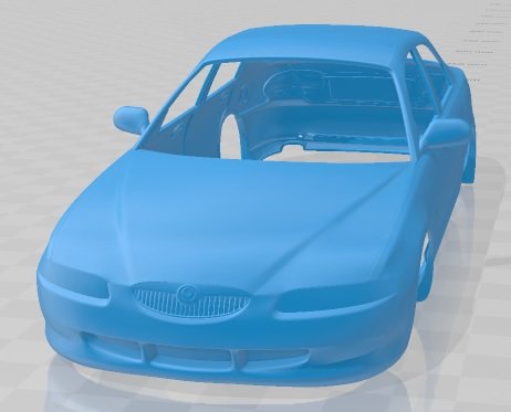 Mazda Xedos 6 1992 Printable Body Car Modello di stampa 3D .c4d .max .obj .3ds .fbx .stl .blend 