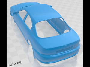 Mazda Xedos 6 1992 Printable Body Car Modello di stampa 3D