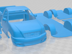 F 150 Lightning 1999 Printable Car 3D-printmodel