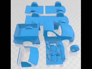 F 150 Lightning 1999 Printable Car 3D-printmodel