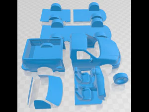 F 150 Lightning 1999 Printable Car 3D Print Model