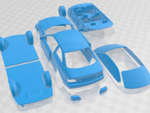 3 Series Coupe 1993 Printable Car in separate parts 3D-printmodel