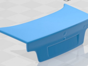 3 Series Coupe 1993 Printable Car in separate parts 3D-printmodel