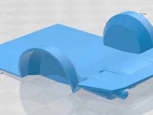 3 Series Coupe 1993 Printable Car in separate parts 3D-printmodel