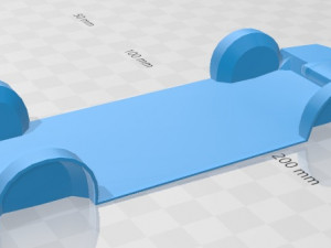 3 Series Coupe 1993 Printable Car in separate parts 3D-printmodel