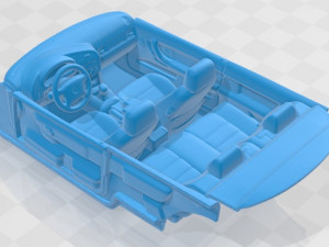 3 Series Coupe 1993 Printable Car in separate parts 3D-printmodel