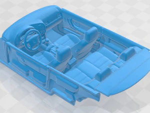 3 Series Coupe 1993 Printable Car in separate parts 3D Print Model