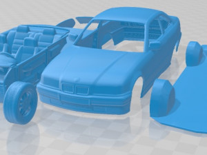 3 Series Coupe 1993 Printable Car Modelo de impresión 3D