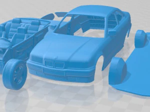 3 Series Coupe 1993 Printable Car 3D Print Model