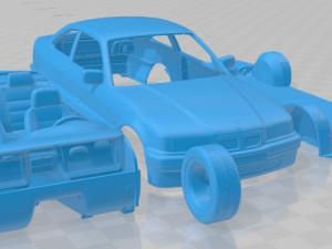 3 Series Coupe 1993 Printable Car 3D printmodel