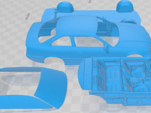 3 Series Coupe 1993 Printable Car 3D printmodel
