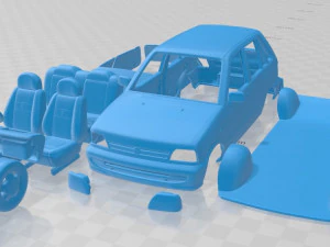 Suzuki Maruti 800 1986 Yazdırılabilir Araba 3D Baskı Modeli