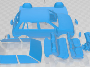 Suzuki Maruti 800 1986 Printable Car Modelo de impresión 3D