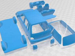 Suzuki Maruti 800 1986 Printable Car Modelo de impresión 3D