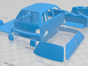 Suzuki Maruti 800 1986 Printable Car 3D Print Model