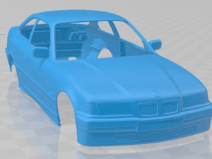 3 Series Coupe 1993 Printable Body Car Modelo de impresión 3D