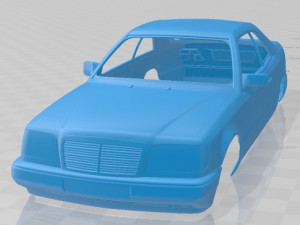Mercedes Benz E Class Coupe 1993 Printable Body Car 3D Принт Модель
