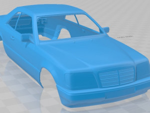 Mercedes Benz E Class Coupe 1993 Printable Body Car 3D Baskı Modeli