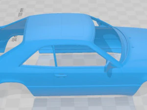 Mercedes Benz E Class Coupe 1993 Printable Body Car 3D Print Model