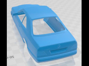 Mercedes Benz E Class Coupe 1993 Printable Body Car 3D Print Model