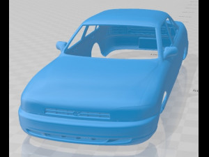 Toyota Camry 1992 Printable Body Car Modelo de impresión 3D