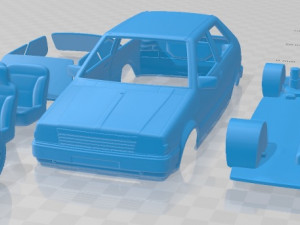 Nissan Micra 1982 Printable Car 3D Print Model
