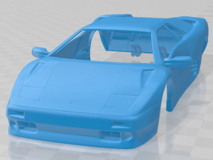 Diablo VT 1993 Printable Body Car 3D Print Model