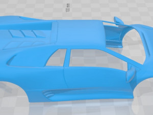 Diablo VT 1993 Printable Body Car 3D-Druckmodell