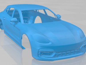 Porsche Panamera GTS Sport Turismo 2019 Printable Body Car Modelo de impresión 3D