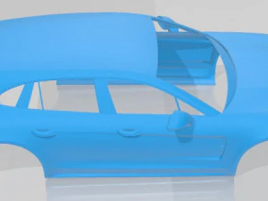 Porsche Panamera GTS Sport Turismo 2019 Printable Body Car 3D Print Model