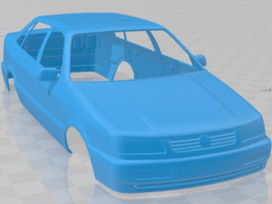 Volkswagen Passat B4 Sedan 1993 Printable Body Car Model Cetak 3D