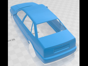 Volkswagen Passat B4 Sedan 1993 Printable Body Car Model Cetak 3D