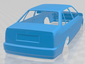Volkswagen Passat B4 Sedan 1993 Printable Body Car Model Cetak 3D