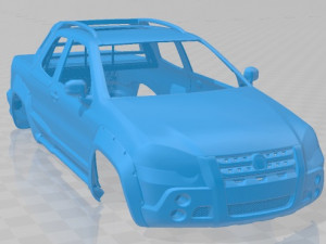 Fiat Strada Adventure 2013 Cetak Body Mobil Model Cetak 3D