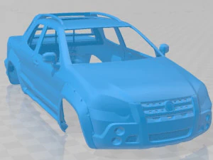 Fiat Strada Adventure 2013 Printable Body Car 3D Print Model