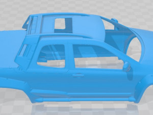 Fiat Strada Adventure 2013 Cetak Body Mobil Model Cetak 3D