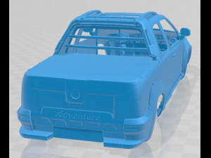 Fiat Strada Adventure 2013 Cetak Body Mobil Model Cetak 3D