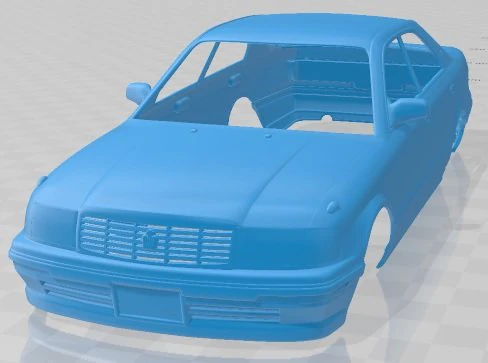 Toyota Crown 1993 Printable Body Car 3D Print Model .c4d .max .obj .3ds .fbx .stl .blend