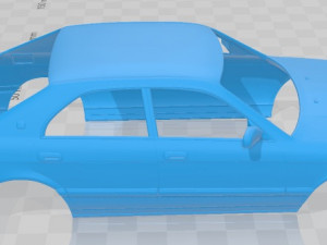 Toyota Crown 1993 Printable Body Car 3D Принт Модель