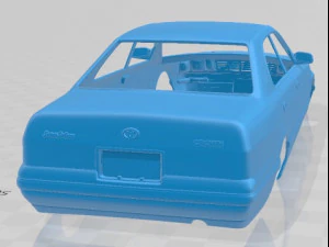 Toyota Crown 1993 Printable Body Car 3D Print Model
