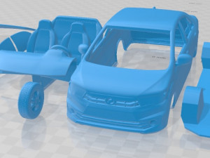 Perodua Bezza 2017 Printable Car 3D Print Model