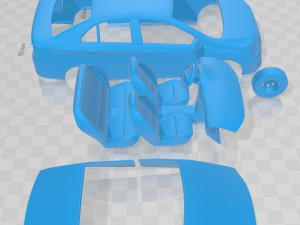 Perodua Bezza 2017 Printable Car 3D Принт Модель