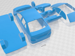 Perodua Bezza 2017 Printable Car 3D Принт Модель