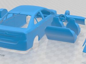 Perodua Bezza 2017 Printable Car 3D Принт Модель