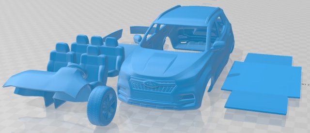 Chery Tiggo 4 RU Spec 2019 Printable Car 3D Print Model .c4d .max .obj .3ds .fbx .stl .blend 