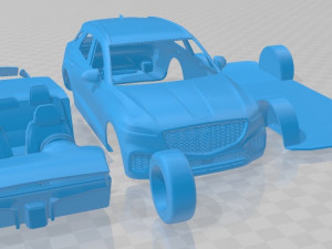 Genesis GV70 Sport 2020 Printable Car Modelo de Impressão 3D