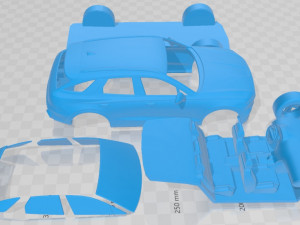 Genesis GV70 Sport 2020 Printable Car Modelo de Impressão 3D